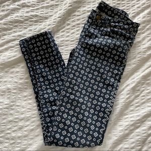H&M Printed Skinny Pants
